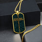 Difficult Roads - Dog Tag Necklace