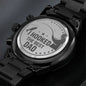 The Best Dad - Black Chronograph Watch