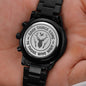 Good Things - Engraved Black Chronograph Watch