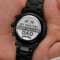 My Hunting Buddy - Engraved Black Chronograph Watch