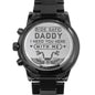 Ride Safe Daddy - Engraved Black Chronograph Watch