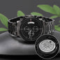 To My Son - Never Forget - Engraved Black Chronograph Watch
