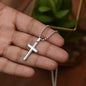 Gift for Dad - My Number One Man - Cross Necklace with Ball Chain