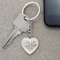 Best Mom Ever - Engraved Heart Keychain