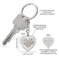 Best Mom Ever - Engraved Heart Keychain
