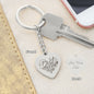 Best Mom Ever - Engraved Heart Keychain