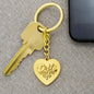 Best Mom Ever - Engraved Heart Keychain