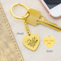 Best Mom Ever - Engraved Heart Keychain