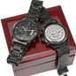 My Dad Engraved Black Chronograph Watch