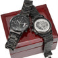 Be Strong - Engraved Black Chronograph Watch
