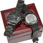 Ride Safe Daddy - Engraved Black Chronograph Watch