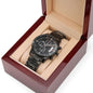 The Best Dad - Black Chronograph Watch