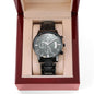 The Best Dad - Black Chronograph Watch