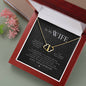 To My Wife - I Promise - Everlasting Love Necklace