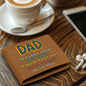 Dad In Every Step Graphic Leather Wallet
