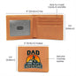 Dad A Guide To Life's Adventure Graphic Leather Wallet