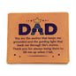 Dad You Are My Anchor Graphic Leather Wallet