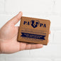 Papa Graphic Leather Wallet