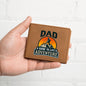Dad A Guide To Life's Adventure Graphic Leather Wallet