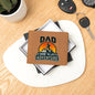 Dad A Guide To Life's Adventure Graphic Leather Wallet