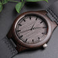 Adventures Together - Engraved Wooden Watch