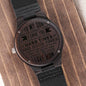 Gift for Son - Never Forget - Engraved Wooden Watch