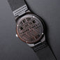 Gift for Son - Never Forget - Engraved Wooden Watch