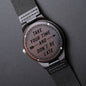 Take Your Time - Engraved Wooden Watch