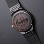Hubby - Engraved Wooden Watch