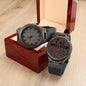 Gift for Soulmate - My King - Engraved Wooden Watch