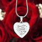 Stars to My Sky - Engraved Heart Necklace