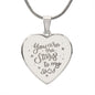 Stars to My Sky - Engraved Heart Necklace