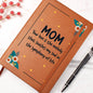 Symphony of Life - Graphic Leather Journal for Mom