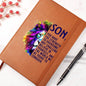 Believe in Yourself - Graphic Leather Journal for Son