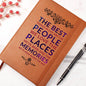 The Best Things - Graphic Leather Journal