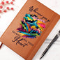 Wherever You Go - Graphic Leather Journal
