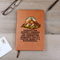 Embrace the Journey - Graphic Leather Journal