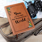 You Are The Light - Graphic Leather Journal