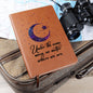 Under the Same Moon - Graphic Leather Journal
