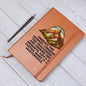 Embrace the Journey - Graphic Leather Journal