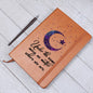 Under the Same Moon - Graphic Leather Journal