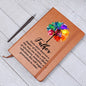Lifetime of Adventures - Graphic Leather Journal for Dad
