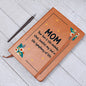 Symphony of Life - Graphic Leather Journal for Mom