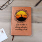 Life Is An Adventure - Graphic Leather Journal