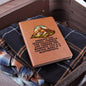 Embrace the Journey - Graphic Leather Journal