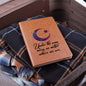 Under the Same Moon - Graphic Leather Journal