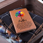 Lifetime of Adventures - Graphic Leather Journal for Dad
