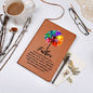 Lifetime of Adventures - Graphic Leather Journal for Dad
