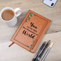 You Are The Light - Graphic Leather Journal