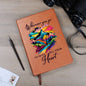 Wherever You Go - Graphic Leather Journal